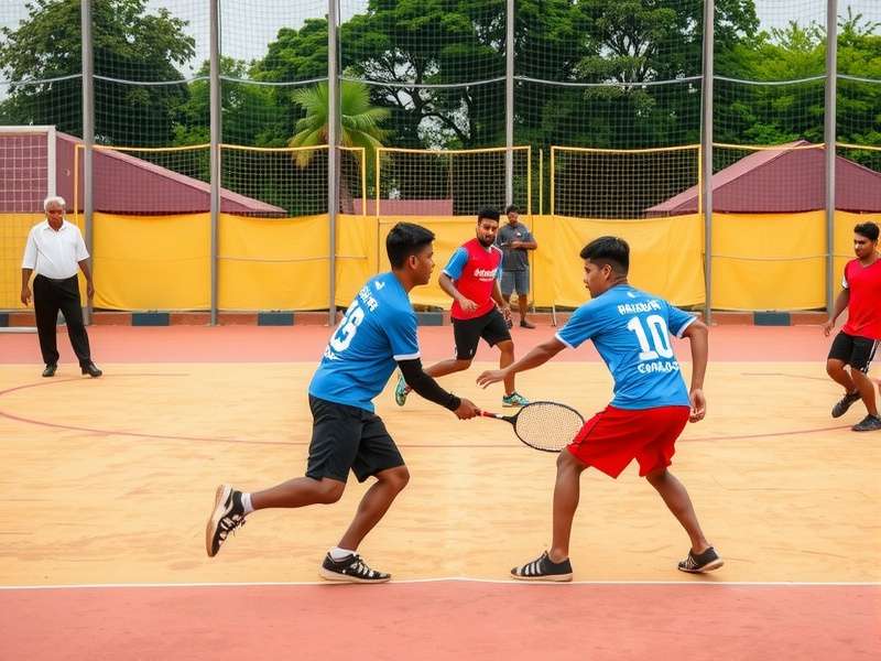 Super Kabaddi court dimensions and positions